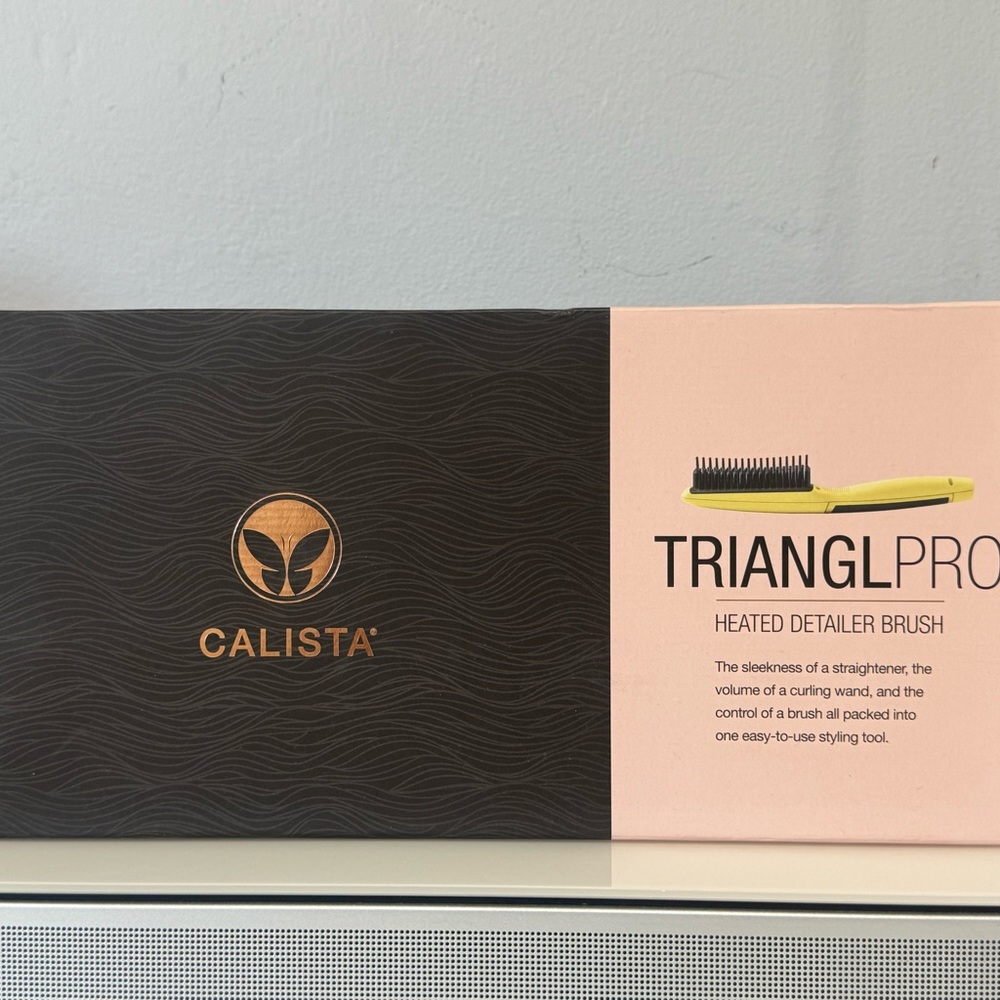 Calista TrianglPro Heated Detailer Brush ( Marigold) - Picture 3 of 8